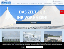 Tablet Screenshot of hofstetter-zelte.at