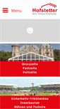 Mobile Screenshot of hofstetter-zelte.ch